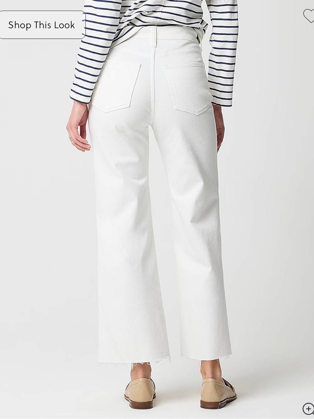 NWT J.Crew Factory wide-leg jean in all day stretch, size 30 - Picture 2 of 6